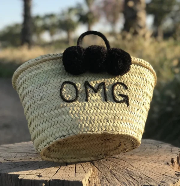 Medium Personalised Pom Pom Basket<Boutique Bonita Fashion
