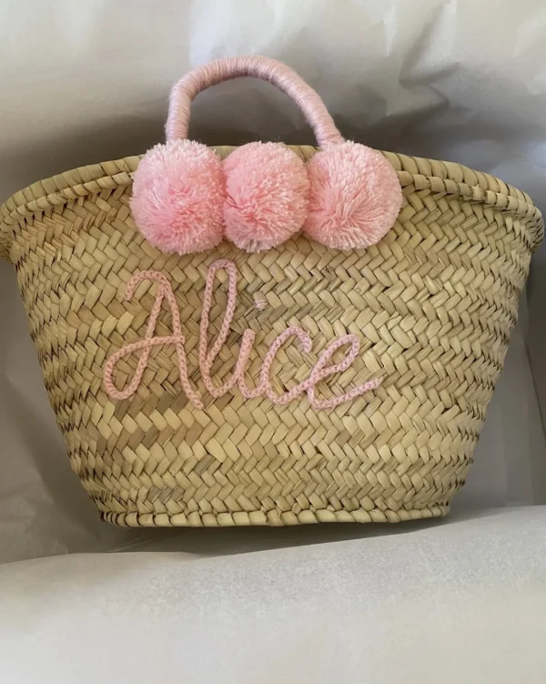 Medium Personalised Pom Pom Basket<Boutique Bonita Fashion
