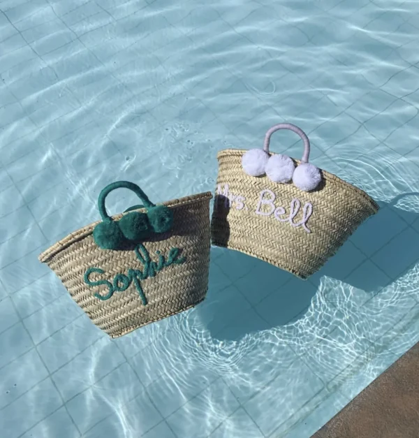 Medium Personalised Pom Pom Basket<Boutique Bonita Fashion