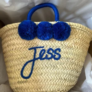 Medium Personalised Pom Pom Basket<Boutique Bonita Fashion