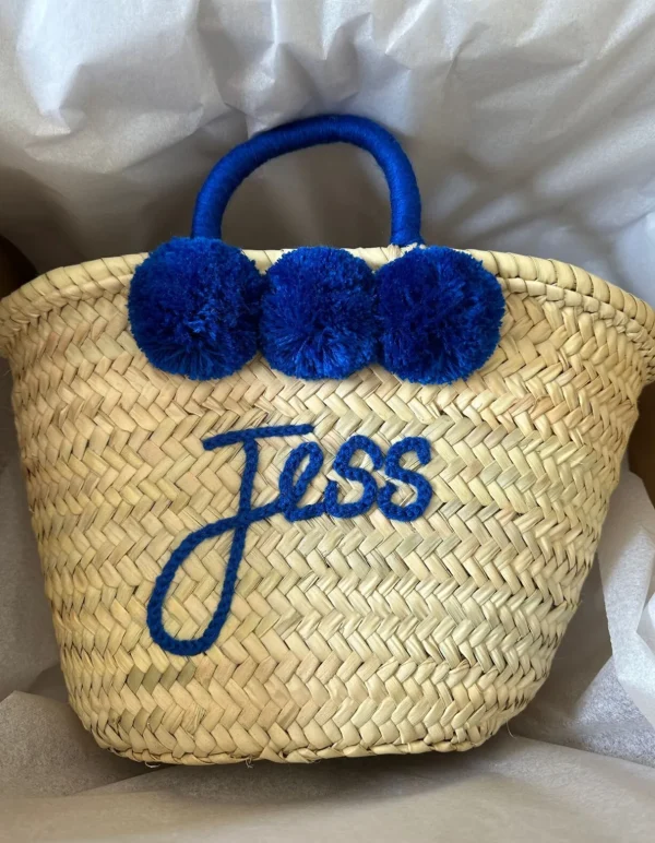 Medium Personalised Pom Pom Basket<Boutique Bonita Fashion