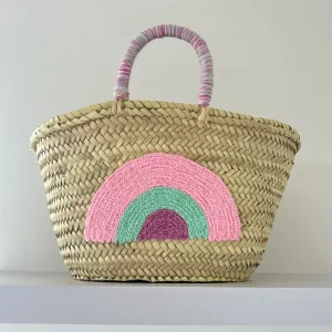 Medium Rainbow Palm Basket<Boutique Bonita New