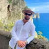 Men's Classic Stiff Brim Wool Fedora - Mocha<Boutique Bonita Online