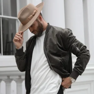 Men's Classic Wool Fedora - Camel<Boutique Bonita New