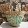 Mini 'LOVE' Palm Basket<Boutique Bonita Clearance