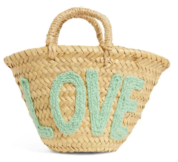 Mini 'LOVE' Palm Basket<Boutique Bonita Clearance