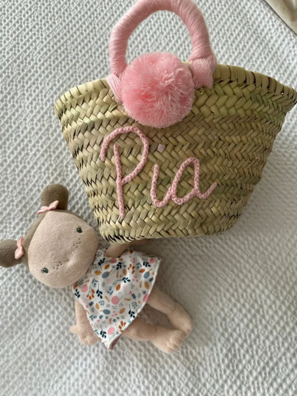 Mini Personalised Pom-Pom Basket<Boutique Bonita Sale
