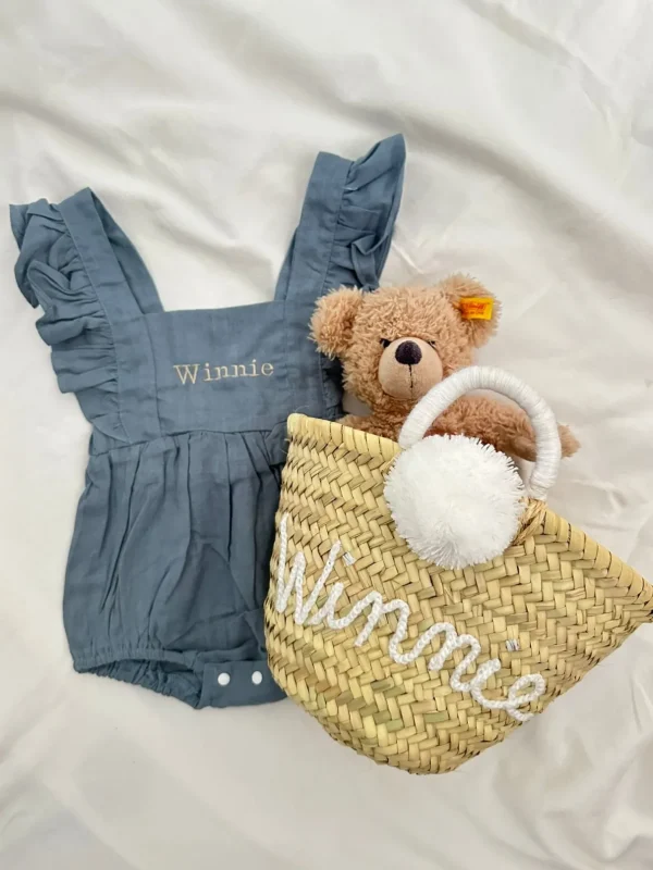 Mini Personalised Pom-Pom Basket<Boutique Bonita Sale