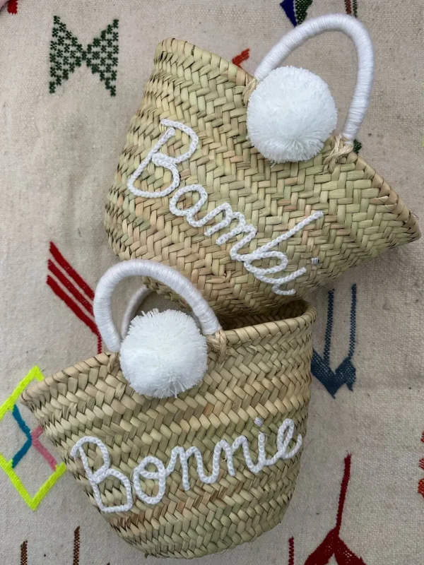 Mini Personalised Pom-Pom Basket<Boutique Bonita Sale
