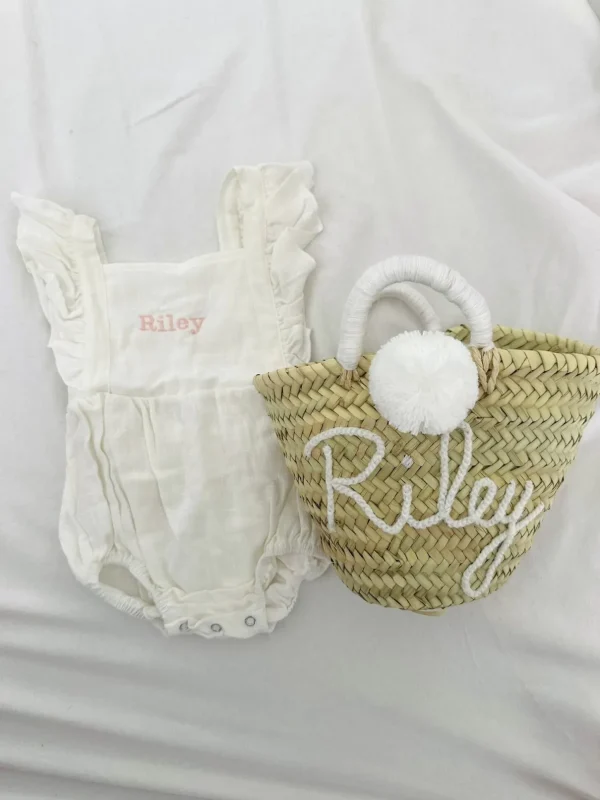 Mini Personalised Pom-Pom Basket<Boutique Bonita Sale