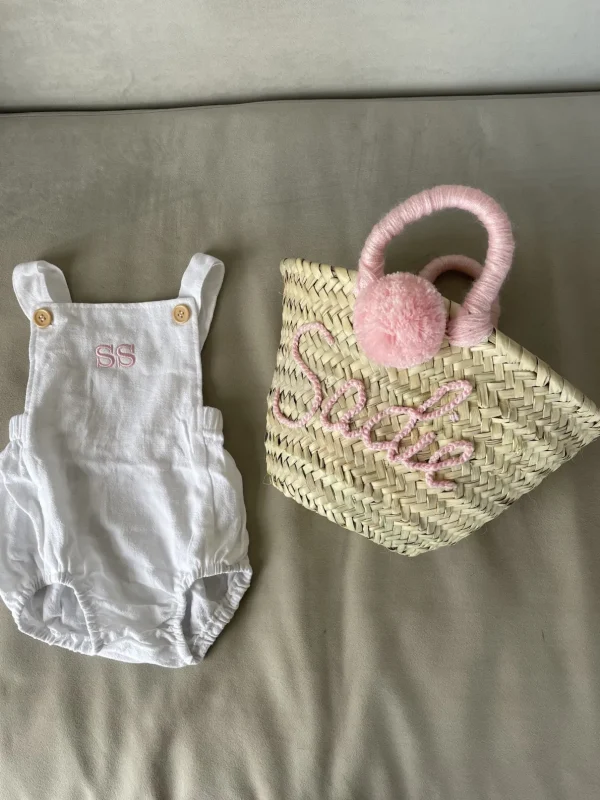 Mini Personalised Pom-Pom Basket<Boutique Bonita Sale