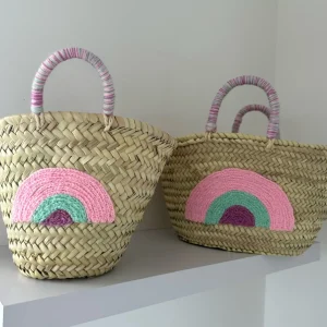 Mini Rainbow Palm Basket<Boutique Bonita Clearance