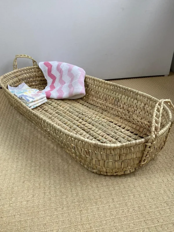 Moroccan Baby Changing Basket with handles<Boutique Bonita Clearance