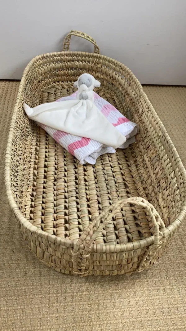 Moroccan Baby Changing Basket with handles<Boutique Bonita Clearance