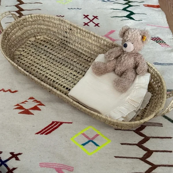 Moroccan Baby Changing Basket with handles<Boutique Bonita Clearance