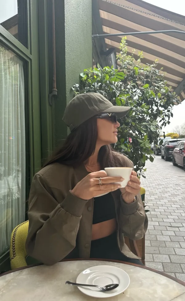 Olive baseball cap - BONITA<Boutique Bonita Discount