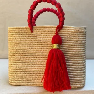 Personalised Raffia Palm Basket<Boutique Bonita Fashion