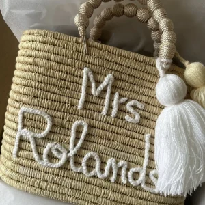 Personalised Raffia Palm Basket<Boutique Bonita Fashion