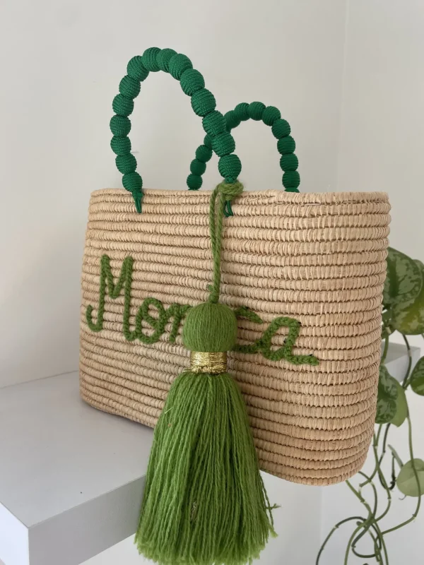 Personalised Raffia Palm Basket<Boutique Bonita Fashion
