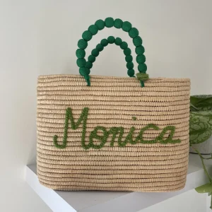 Personalised Raffia Palm Basket<Boutique Bonita Fashion