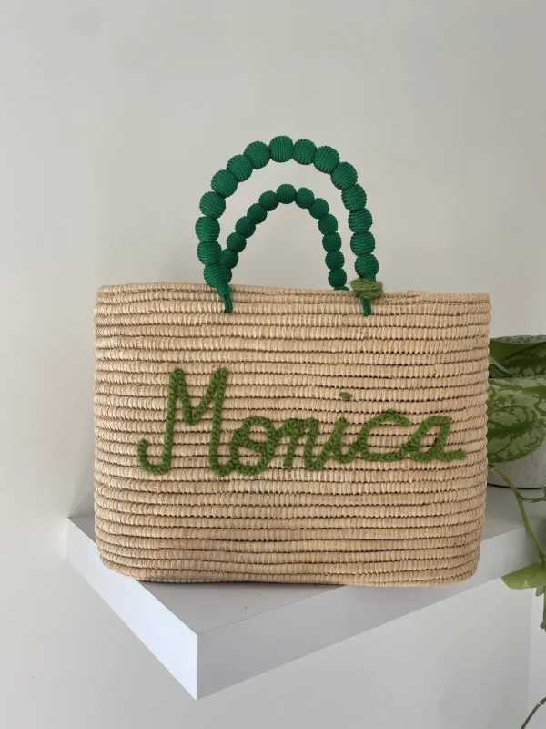 Personalised Raffia Palm Basket<Boutique Bonita Fashion