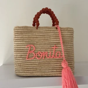Personalised Raffia Palm Basket<Boutique Bonita Fashion