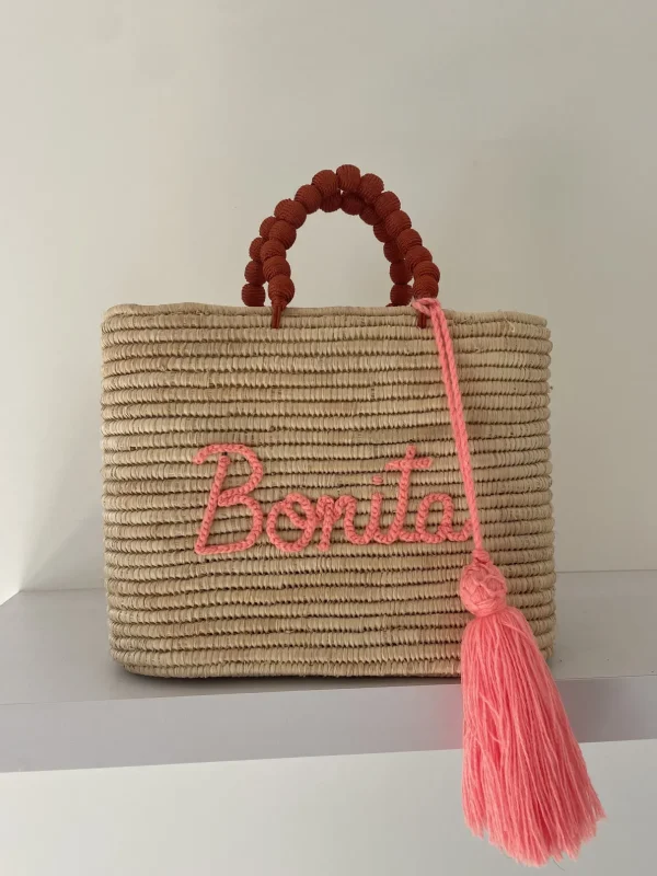 Personalised Raffia Palm Basket<Boutique Bonita Fashion