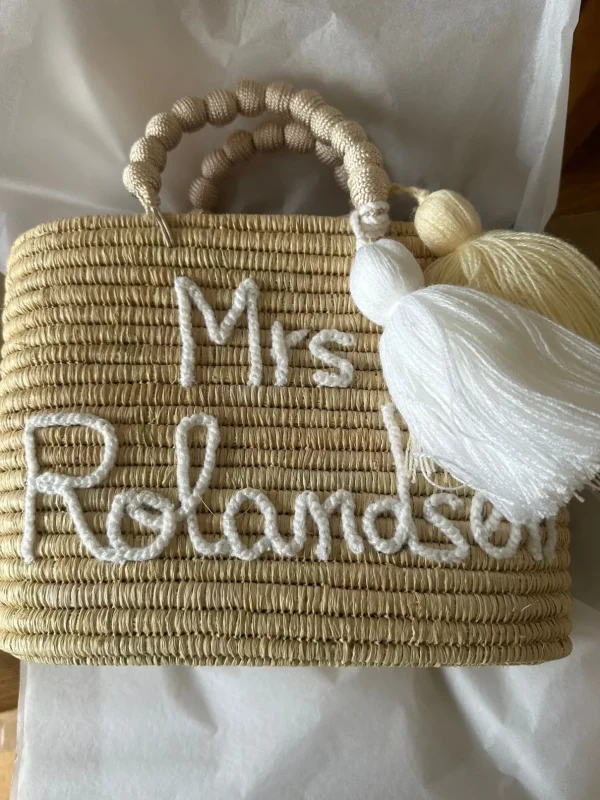 Personalised Raffia Palm Basket<Boutique Bonita Fashion