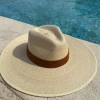 St Barts - Palm hat with tan band<Boutique Bonita Online
