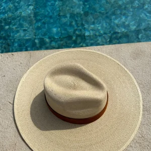 St Barts - Palm hat with tan band<Boutique Bonita Online