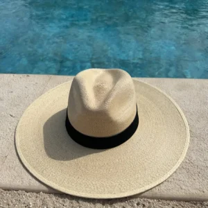 St Barts - Palm hat with tan band<Boutique Bonita Online