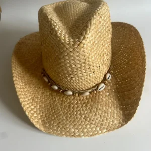 Straw Cowboy Hat with Shell Band<Boutique Bonita Best