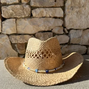 The Adult Cowboy Hat - Lucky Evil Eye Bead Band<Boutique Bonita Fashion