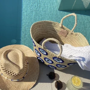 The Adult Cowboy Hat - Lucky Evil Eye Bead Band<Boutique Bonita Fashion