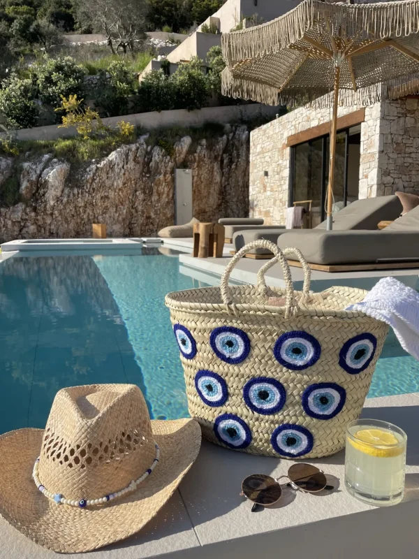 The Adult Cowboy Hat - Lucky Evil Eye Bead Band<Boutique Bonita Fashion