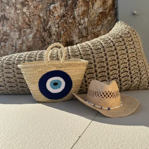 The Adult Cowboy Hat - Lucky Evil Eye Bead Band<Boutique Bonita Fashion
