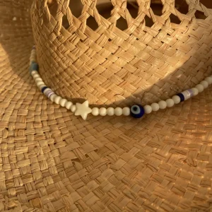 The Adult Cowboy Hat - Lucky Evil Eye Bead Band<Boutique Bonita Fashion