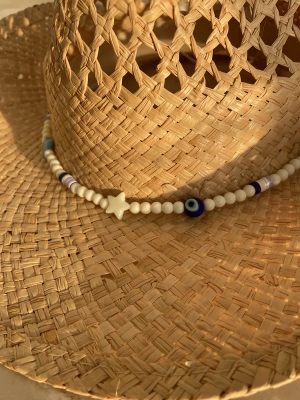 The Adult Cowboy Hat - Lucky Evil Eye Bead Band<Boutique Bonita Fashion