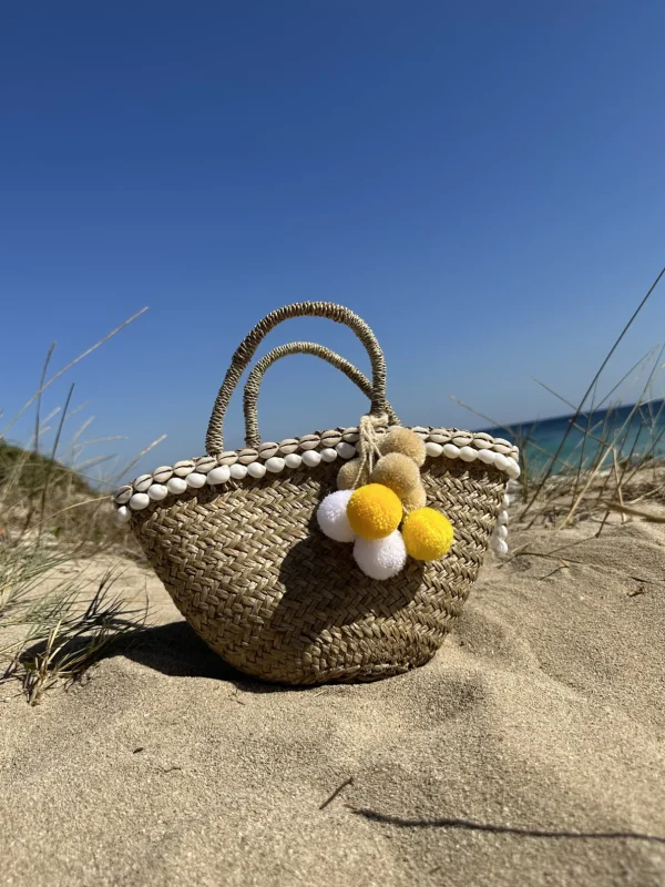 The Baby Bali Lemon Pom Pom Basket<Boutique Bonita Outlet