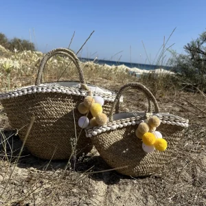 The Baby Bali Lemon Pom Pom Basket<Boutique Bonita Outlet