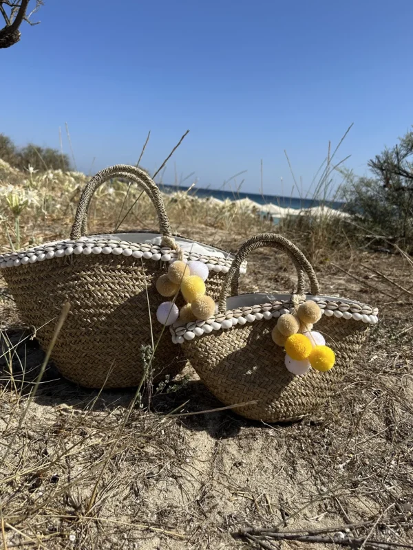 The Baby Bali Lemon Pom Pom Basket<Boutique Bonita Outlet