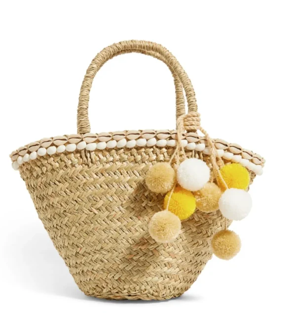 The Baby Bali Lemon Pom Pom Basket<Boutique Bonita Outlet