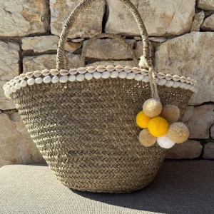 The Baby Bali Lemon Pom Pom Basket<Boutique Bonita Outlet