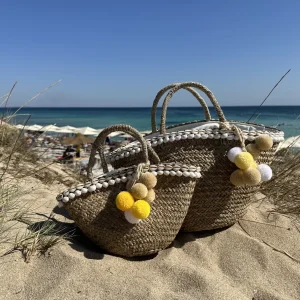 The Baby Bali Lemon Pom Pom Basket<Boutique Bonita Outlet