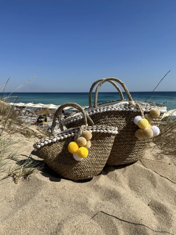 The Baby Bali Lemon Pom Pom Basket<Boutique Bonita Outlet