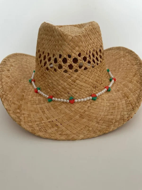 The Child Cowboy Hat - Strawberry Band<Boutique Bonita Online