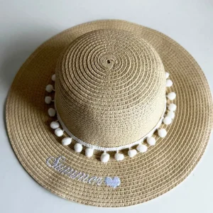 The Child Pom Pom Sunhat - Summer<Boutique Bonita Outlet