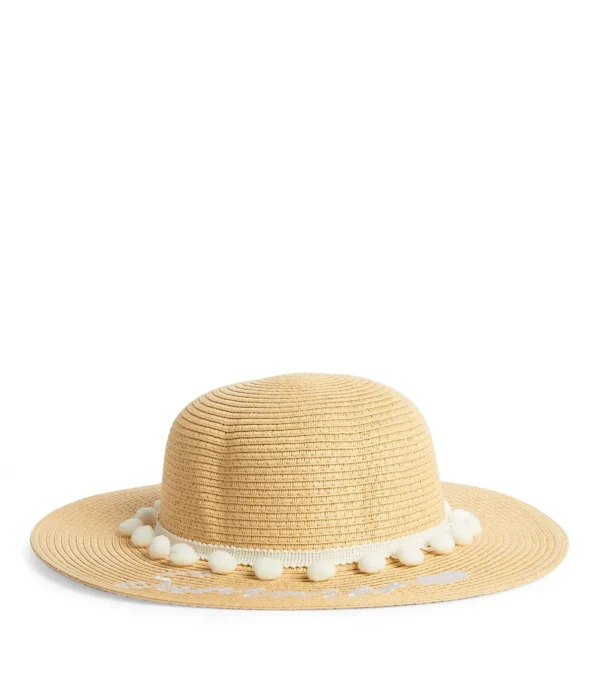 The Child Pom Pom Sunhat - Summer<Boutique Bonita Outlet