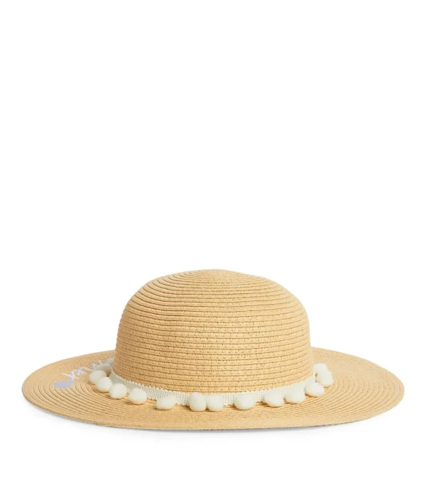 The Child Pom Pom Sunhat - Summer<Boutique Bonita Outlet
