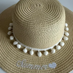 The Child Pom Pom Sunhat - Summer<Boutique Bonita Outlet